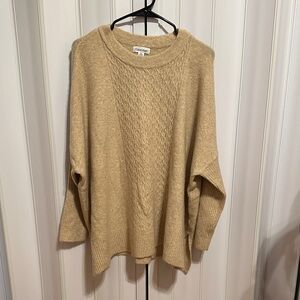 Calvin Klein Women's Beige Knit Sweater